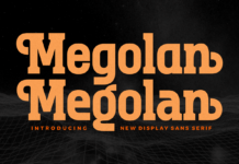 Megolan Font Poster 1