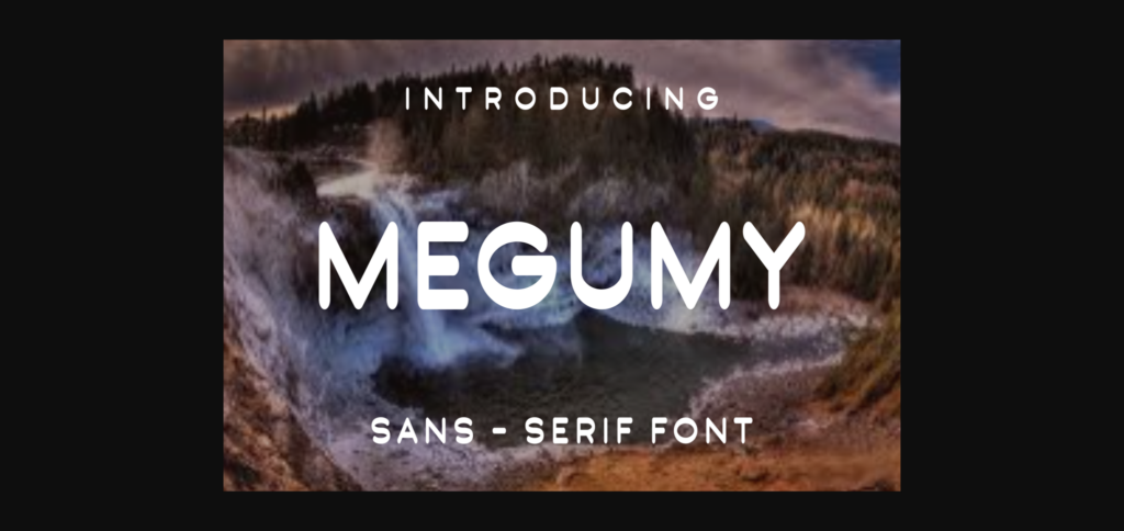 Megumy Font Poster 3