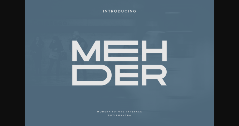 Mehder Font Poster 3