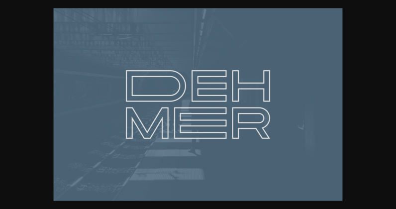 Mehder Font Poster 4