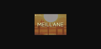 Meillane Font Poster 1