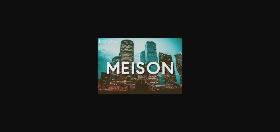 Meison Font Poster 3