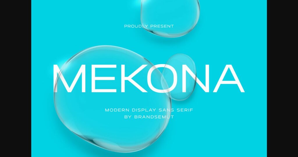 Mekona Font Poster 3