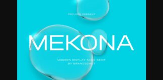 Mekona Font Poster 1