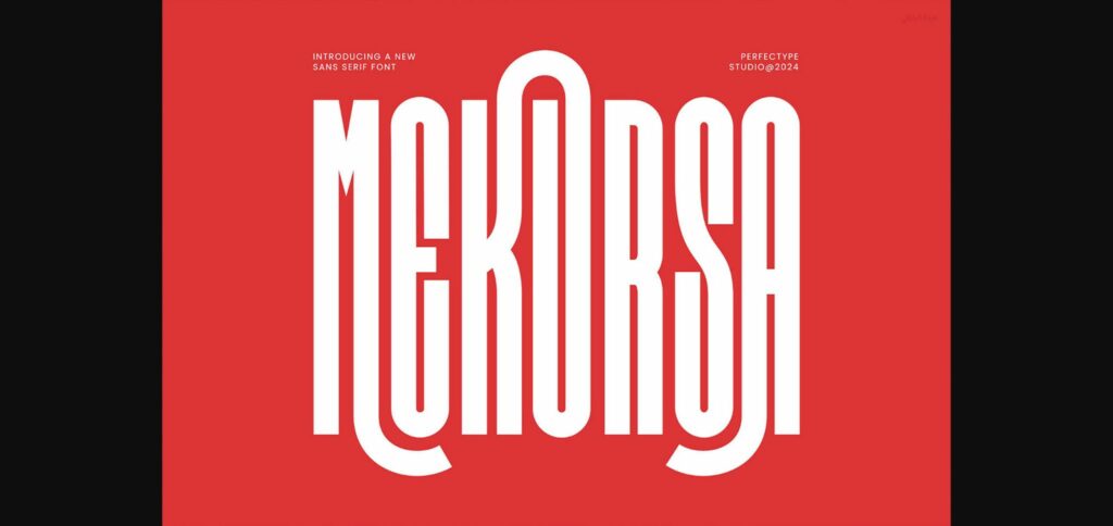 Mekursa Font Poster 3