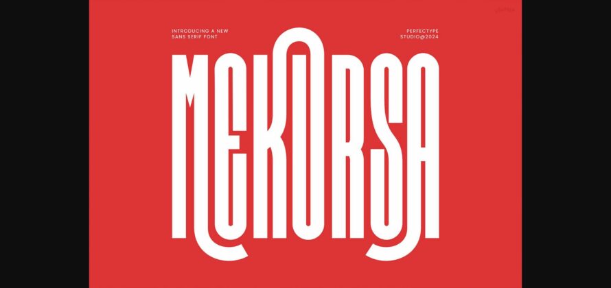 Mekursa Font Poster 3