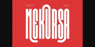 Mekursa Font Poster 1