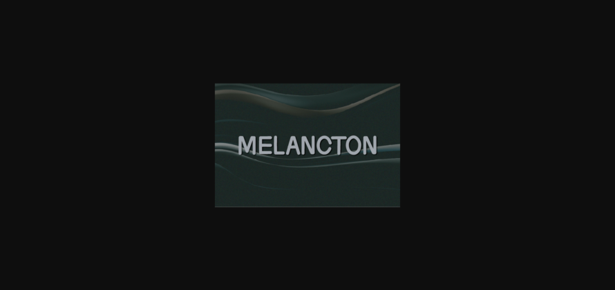 Melancton Font Poster 3