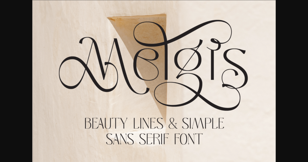 Melgis Font Poster 3