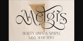 Melgis Font Poster 1