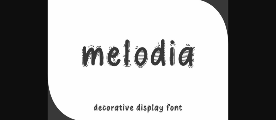 Melodia Font Poster 3