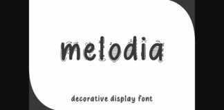 Melodia Font Poster 1