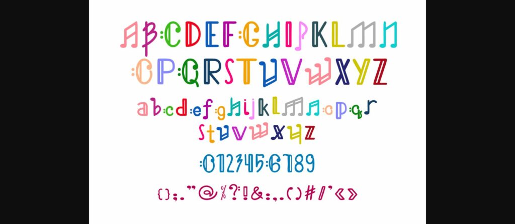 Melody Font Poster 7