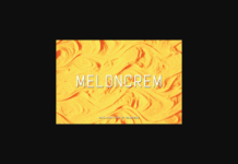 Meloncrem Font Poster 1