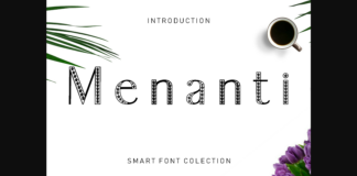 Menanti Font Poster 1