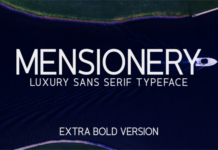 Mensionery Extra Bold Font