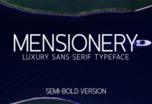 Mensionery Semi-Bold Font