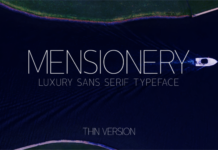 Mensionery Thin Font