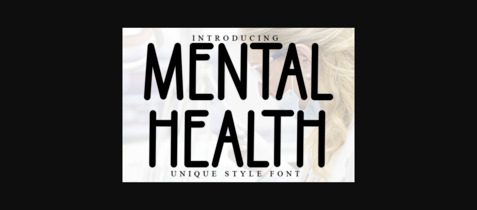 Mental Health Font Poster 3