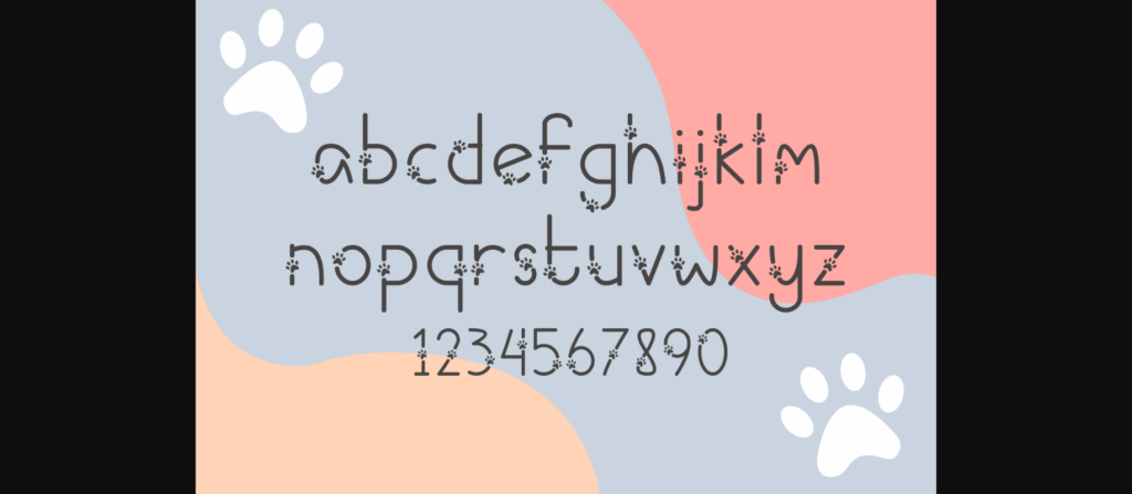 Meows Font Poster 2