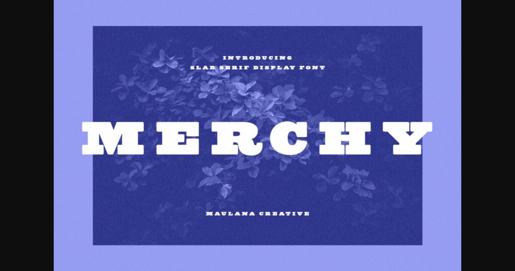 Merchy Font Poster 3