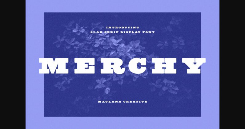 Merchy Font Poster 1