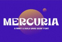 Mercuria Font Poster 1