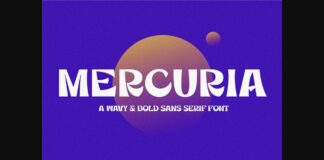 Mercuria Font Poster 1