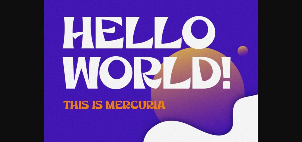 Mercuria Font Poster 4