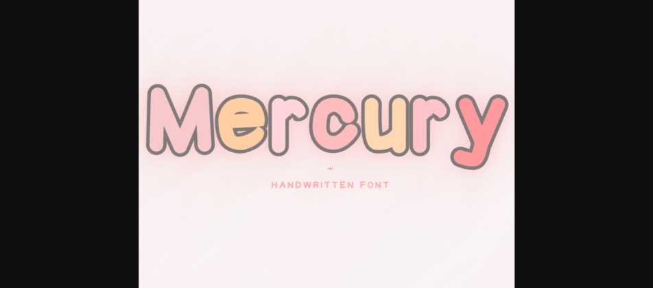 Mercury Font Poster 3