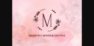 Meriposa Font Poster 1