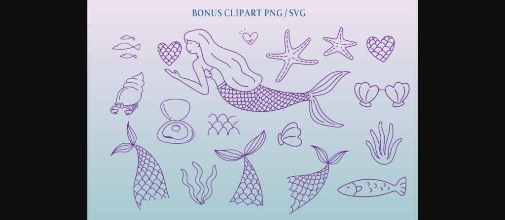 Mermaid Font Poster 5