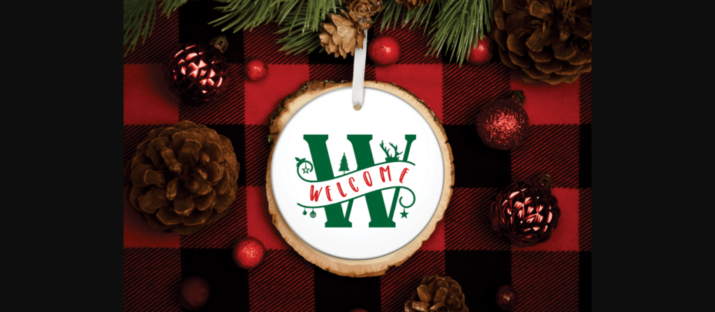 Merry Christmas Monogram Font Poster 10