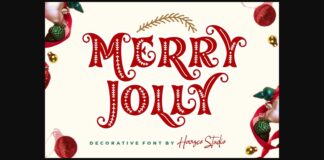 Merry Jolly Font Poster 1