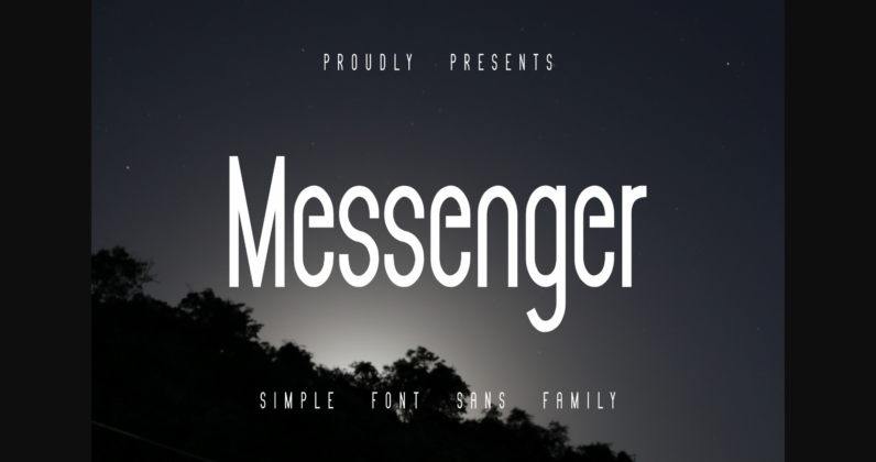 Messenger Font Poster 3