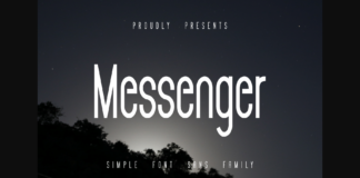 Messenger Font Poster 1