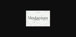 Meulageum Font Poster 1