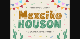 Mexciko Houson Font Poster 1