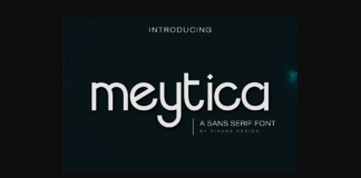 Meytica Font Poster 1