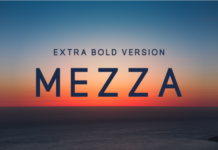 Mezza Extra Bold Font