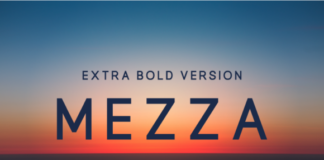 Mezza Extra Bold Font