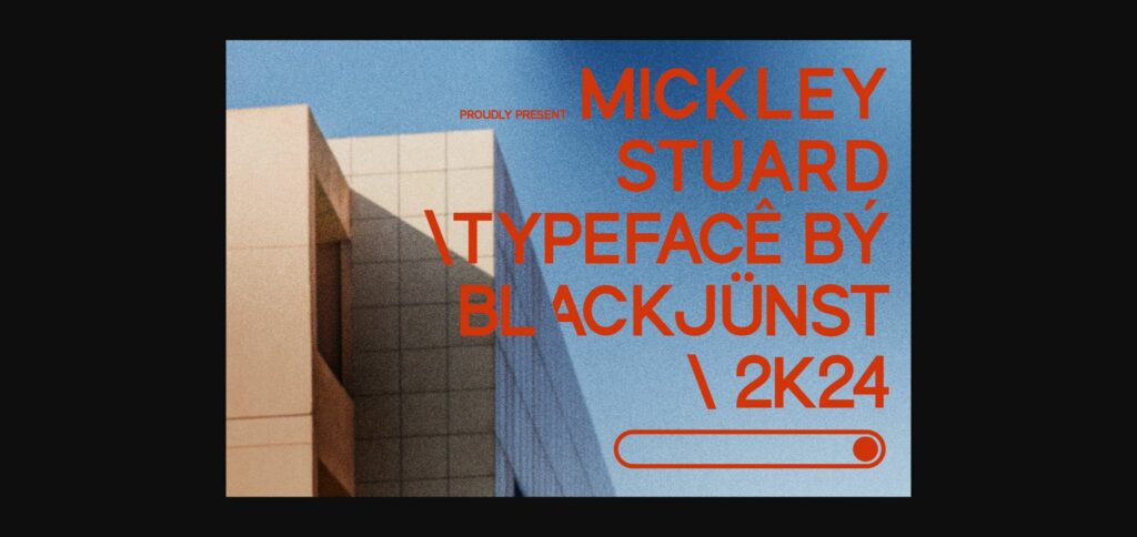 Mickley Stuard Font Poster 6