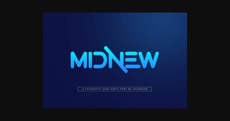 Midnew Font Poster 1