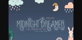 Midnight Dreamer Font Poster 1