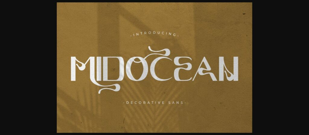 Midocean Font Poster 1