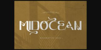 Midocean Font Poster 1