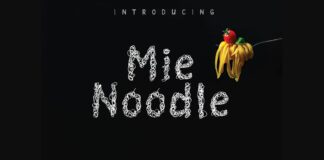 Mie Noodle Font Poster 1