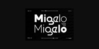 Migelo Variable Font Poster 1