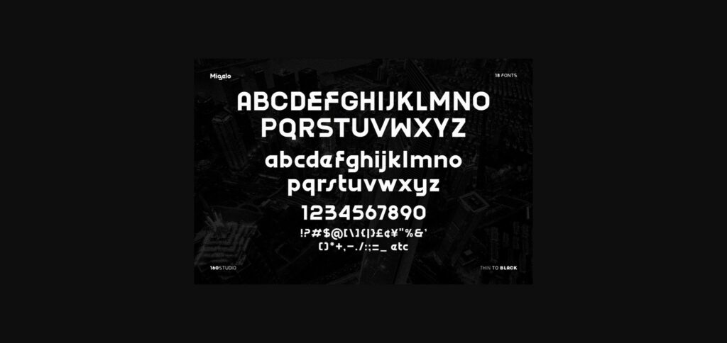 Migelo Variable Font Poster 11