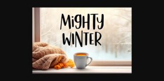 Mighty Winter Font Poster 1